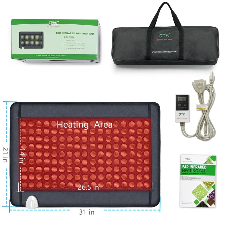 Jade Far-Infrared Heating Mat With Carry Bag