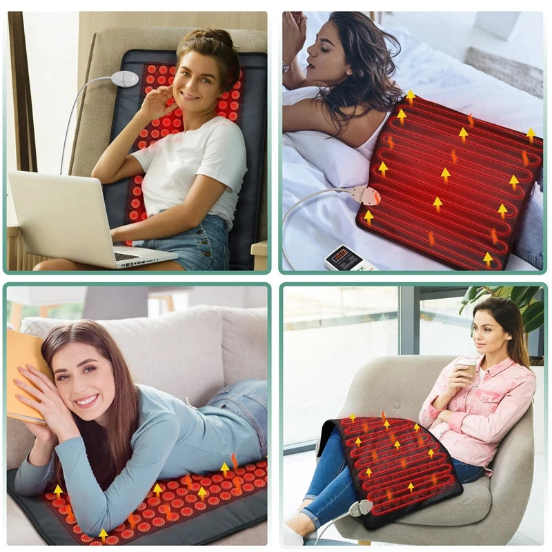 Jade Far-Infrared Heating Mat In Use