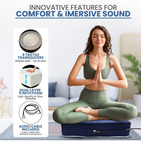 Thumbnail for Vibroacoustic Therapy Zafu Meditation Cushion with custom amplifier