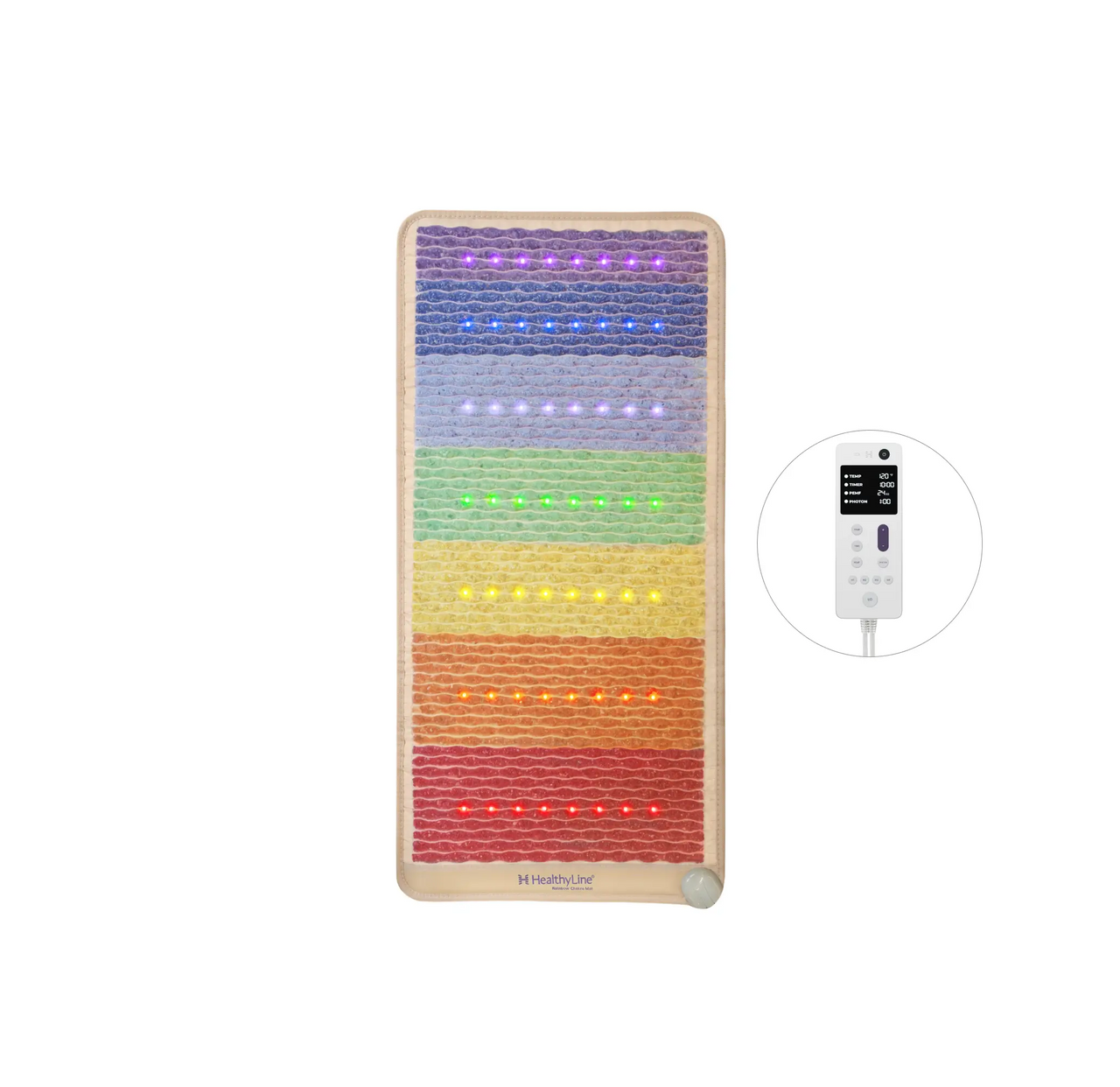 Rainbow Chakra Series | PEMF Far Infrared Heating Mats