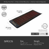 Thumbnail for Jet Series | PEMF Far Infrared Heating Mats