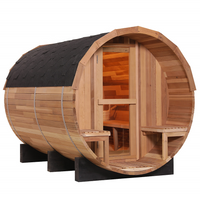 Thumbnail for Traditional Barrel Sauna - Premium Canadian Cedar Recovery System
