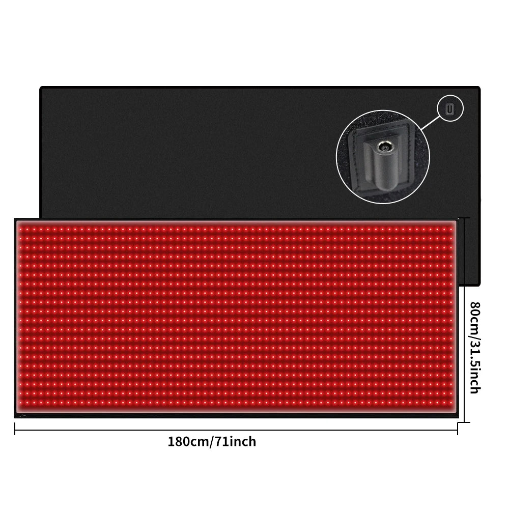 Full-Body Red + Near-Infrared Light Therapy Mat