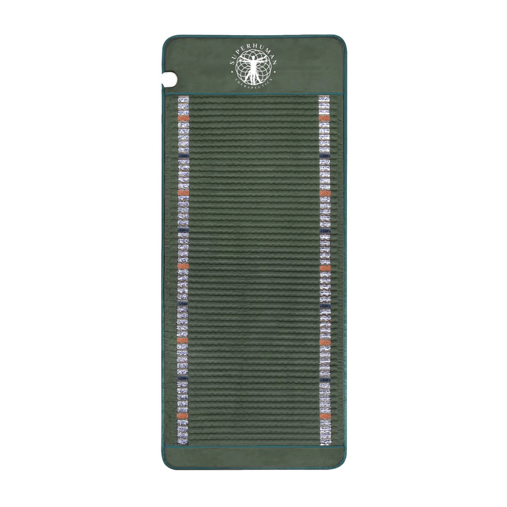 *Pre-Order* Atlas Pro Bio Therapy Mat FIR + PEMF + Negative Ions (Green Eco-Suede) 75" x 31.5"