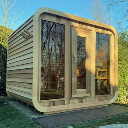 Outdoor Red Cedar Sauna Room - Traditional Finnish Recovery System