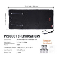 Thumbnail for Far-Infrared Sauna Blanket for Detoxification — Specs