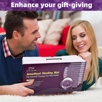 Thumbnail for UTK Amethyst Infrared Heating Pad - Full Body Therapy Mat (Purple) - Gift