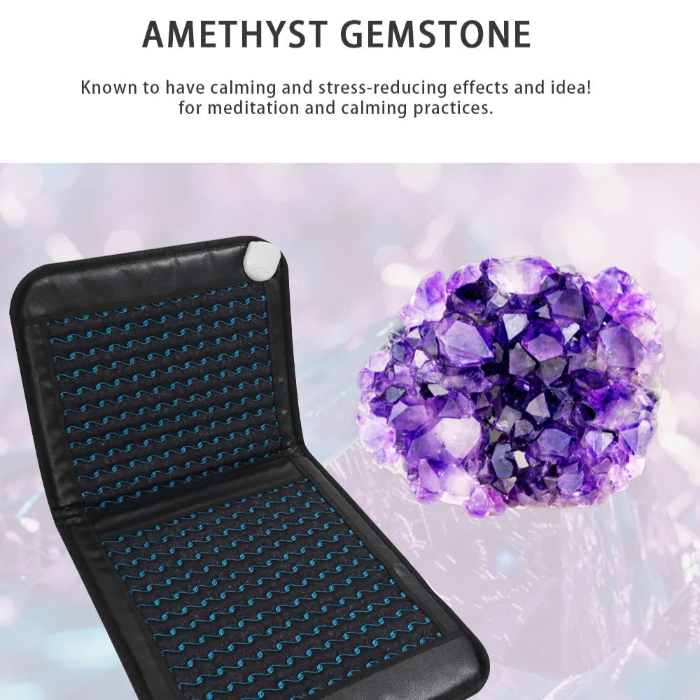 Chair Size Far-Infrared Therapy Mat with PEMF - Amethyst