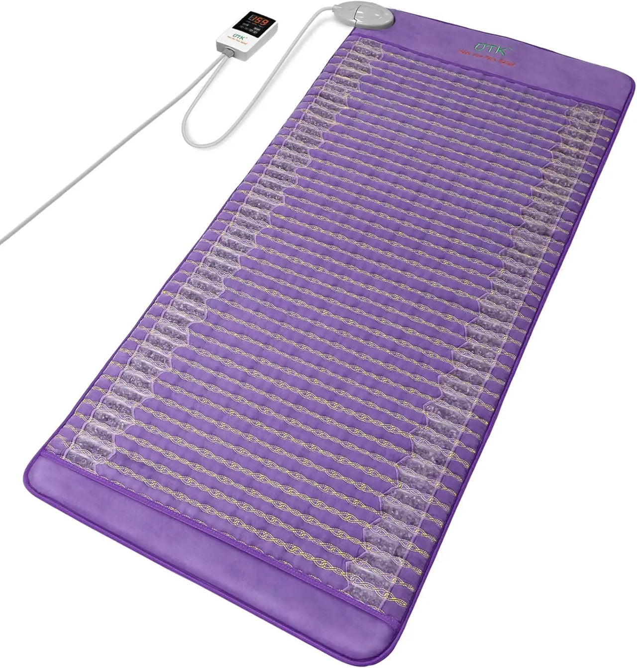 UTK Amethyst Infrared Heating Pad - Full Body Therapy Mat (Purple) - 59" x 24"