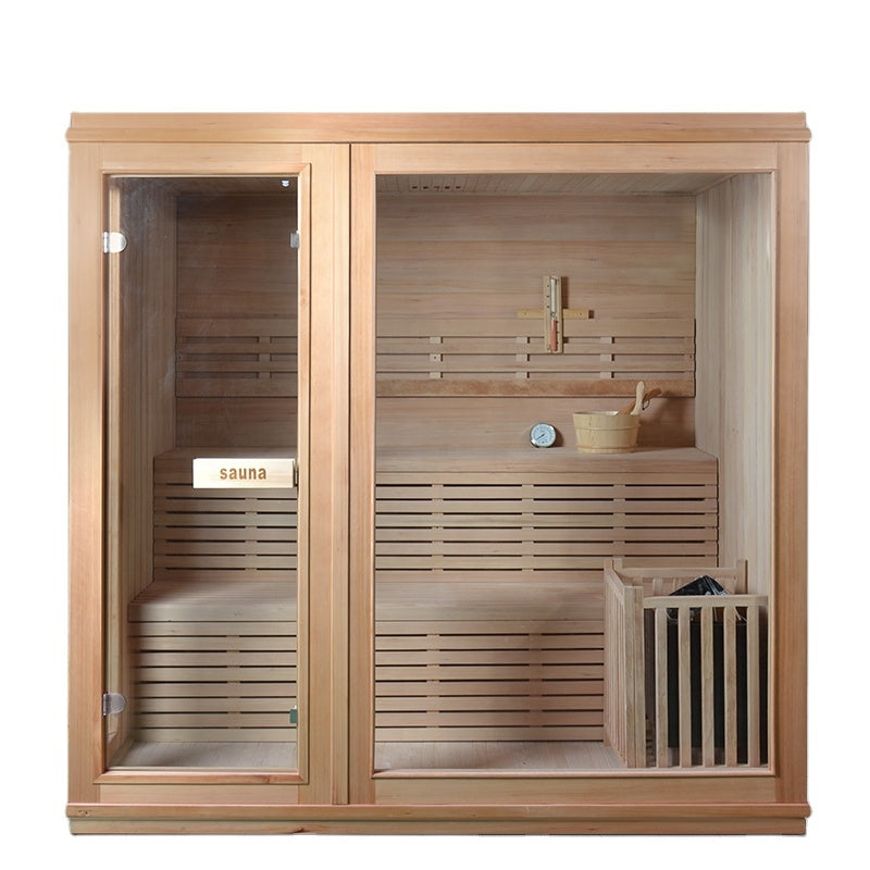 Traditional Finnish Sauna Room - Premium Home Recovery System