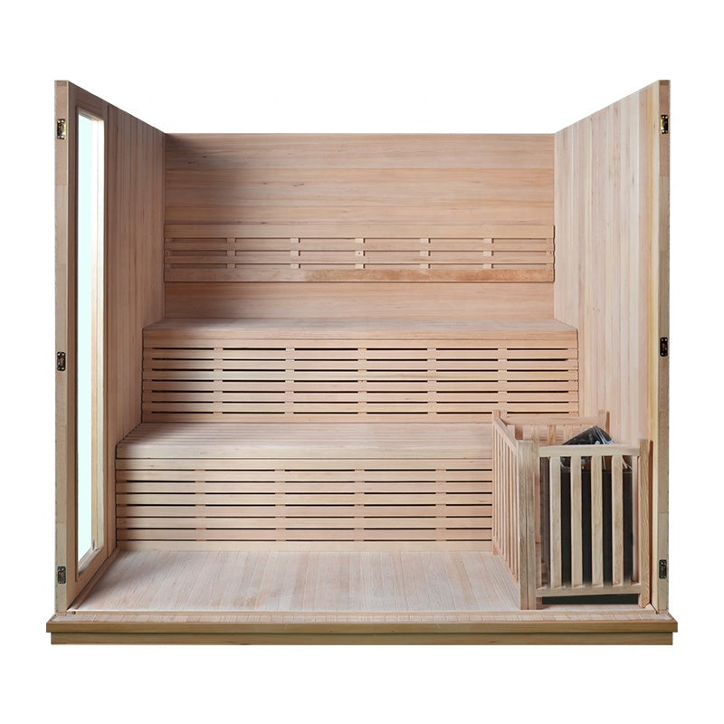 Traditional Finnish Sauna Room - Premium Home Recovery System