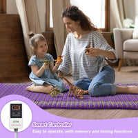 Thumbnail for UTK Amethyst Infrared Heating Pad - Full Body Therapy Mat (Purple) - 59