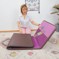 Thumbnail for PHYMAT Amethyst + Multi-Crystal Far-Infrared Heating Mat: Folded for Storage