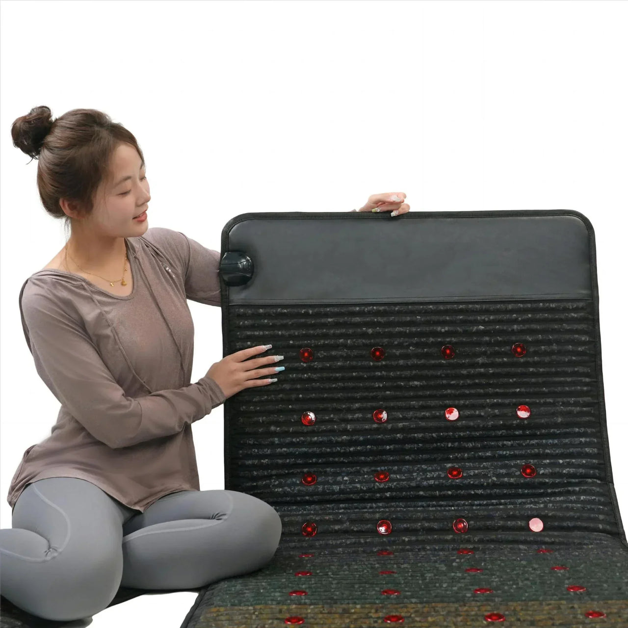 Chakra Alignment Therapy Mat — 7 Gemstones with PEMF + NIR + FIR