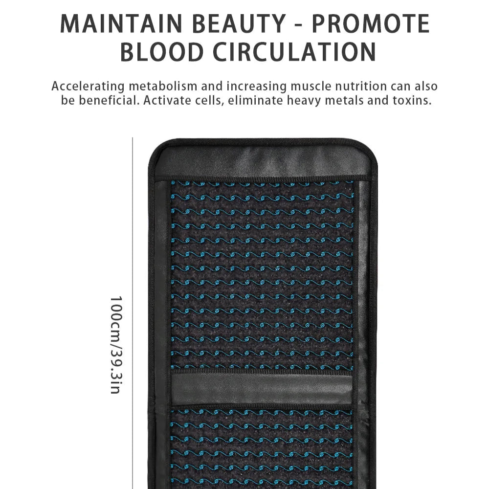Chair Size Far-Infrared Therapy Mat with PEMF - 20" × 39"